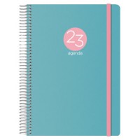 AGENDA 2025 MEMPHIS DÍA PÁGINA 15 X 21 CM MODELO VERDE DOHE 12687 - 25 (Espera 4 dias)